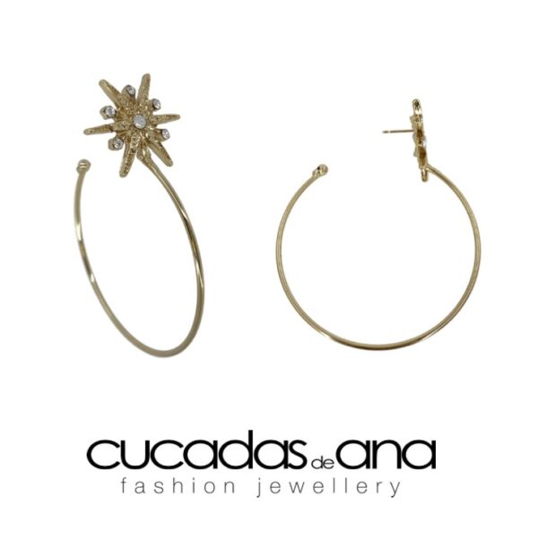 Pendientes Julieta aro grande - Imagen 3
