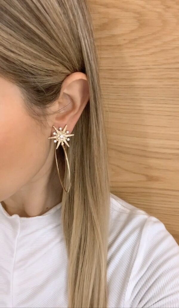 Pendientes Julieta aro grande - Imagen 4