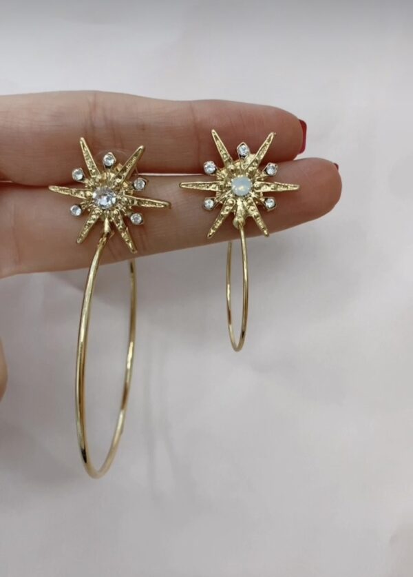 Pendientes Julieta aro grande - Imagen 5